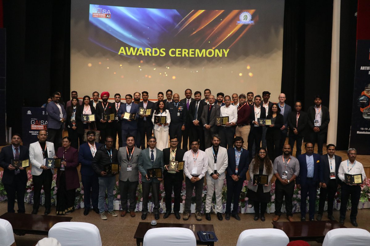 madhumitaphukan's tweet photo. Extremely excited to share that @tech_mahindra received The Best AI Company of the Year in the 4th Global AI Summit &amp; Award 2024 organized by AICRA @AICRAINDIA  #AI #GenAI #TechMamplifAI https://t.co/URPUD2rNFi