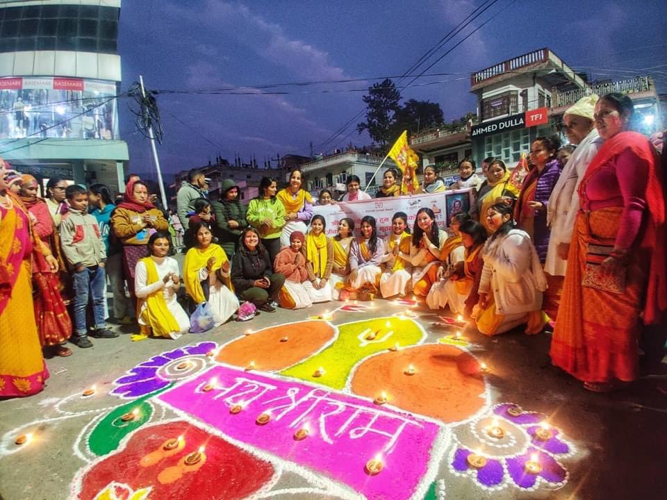RONBupdates's tweet photo. भगवान रामले सबैको कल्याण गरुन्: अयोध्या राम मन्दिर प्राण प्रतिष्ठाको अवसरमा नेपालको विभिन्न स्थानमा दिप बालेर खुसियाली मनाइएको छ । ❤️🙏 https://t.co/7Lsrd4YlwL