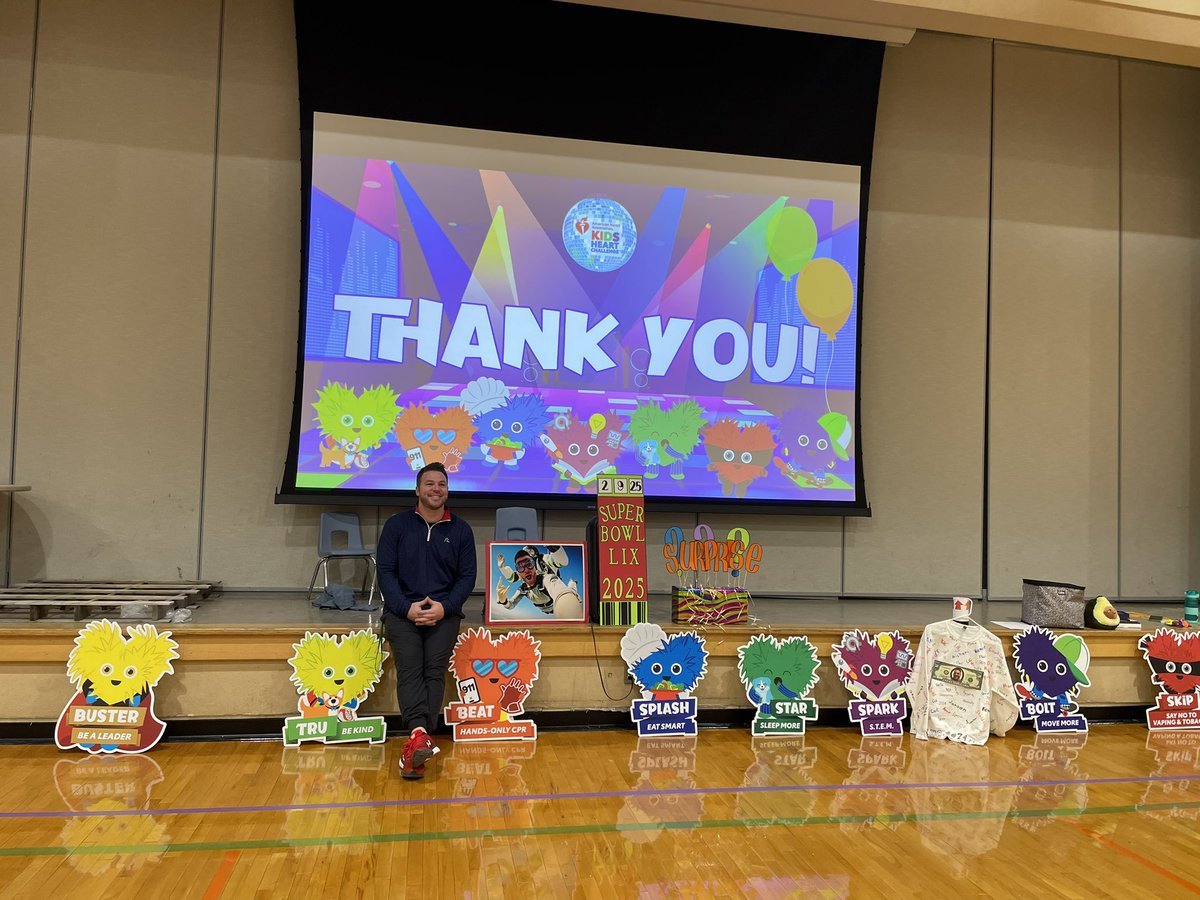 Kicked off our Heart Challenge today! We hope to complete Finn’s mission and support the AHA.  #DFCares