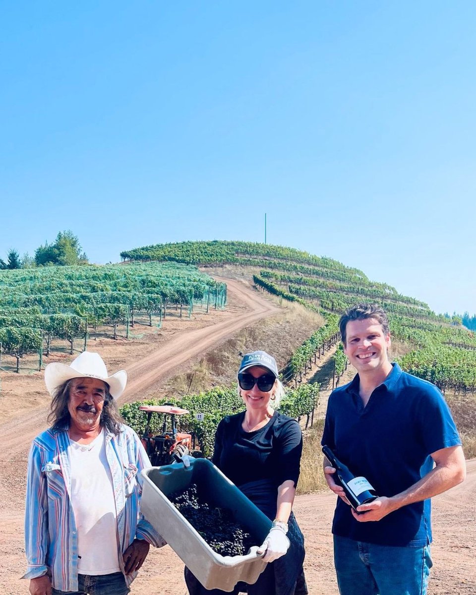 fortrosswinery's tweet photo. On this rainy day, we love to see a sunny throwback from IG @sallielewis.co ☀️🍇 Never to worry, our vines are loving the rain! https://t.co/Fn0uLrh81Y https://t.co/wnQfxG22S0
