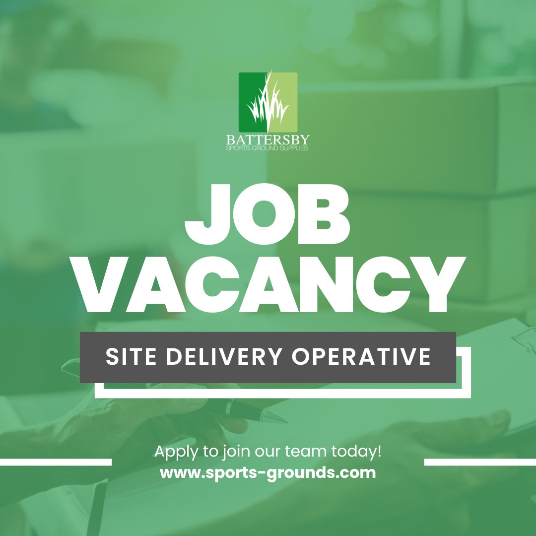 🌱💚WE ARE HIRING💚🌱 Our team is growing and we are adding a #site delivery operative to our #team! 🗣️What's that we hear you ask❓ 👉Take a look and apply below; ✅Apply Here: ow.ly/FbaB50Qt9gV 🚨Deadline: 26/01/24 ••• #BattersbySGS #OurHistoryYourRoots #JobVacancy