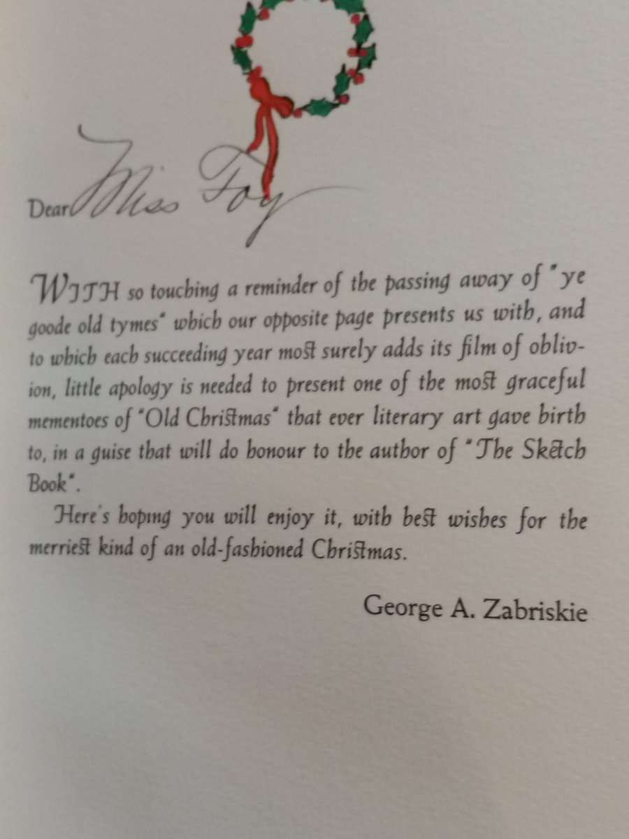 TonbridgeBlog's tweet image. Also just sold online this privately printed, scarce copy of "Old Christmas" by Washington Irvine.