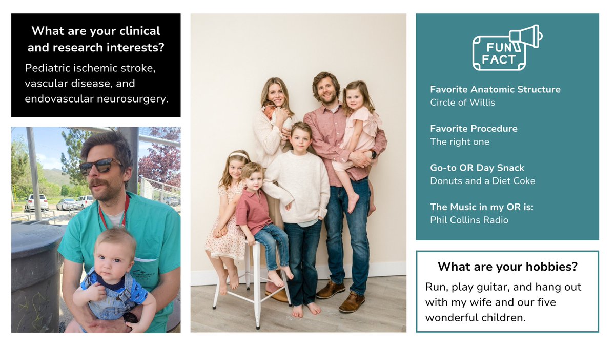 PedsSection's tweet image. Happy Monday – this week's fellow spotlight is on Dr. Jonathan Scoville (@joscov43) of @Lurieneurosurg @LurieChildrens! @UofUNeurosurg 🧠 #peds #nsgy