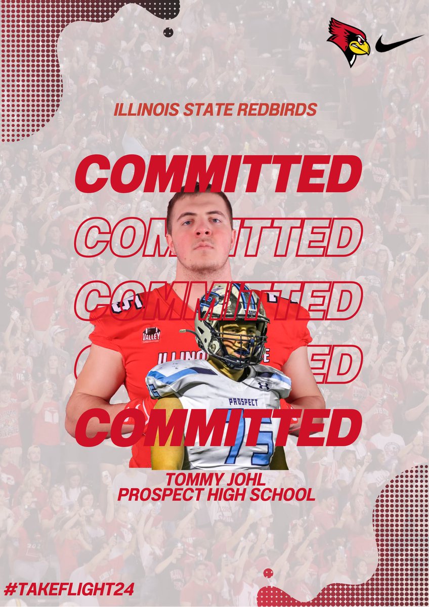 100%committed <a href="/RedbirdFB/">Illinois State Football</a> <a href="/Coach_CJIrvin/">C.J. Irvin</a> <a href="/Coach_Etheridge/">Harold Etheridge</a>  <a href="/PHSKnightsFBall/">Prospect Football</a> <a href="/TimBeishir/">Tim Beishir</a> <a href="/PHS_DeBoeuf/">Dan DeBoeuf</a> <a href="/OLMafia/">OL MAFIA</a> <a href="/EDGYTIM/">Timothy “EDGYTIM” OHalloran</a>