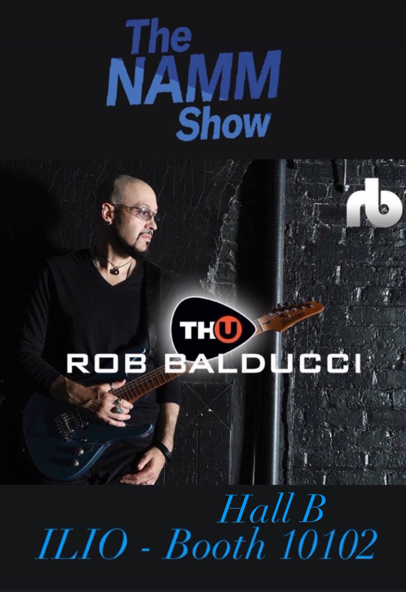 Namm 2024 ! Make your to stop by <a href="/ilio_official/">ILIO</a> to check out the great software. Come say help and watch and listen Thursday, Friday and Saturday 3;00 PM - 4:00 PM as I perform using my  <a href="/overloud/">Overloud</a> preset pack ! #overloud  #ILIO #NAMM2024 #robbalducci