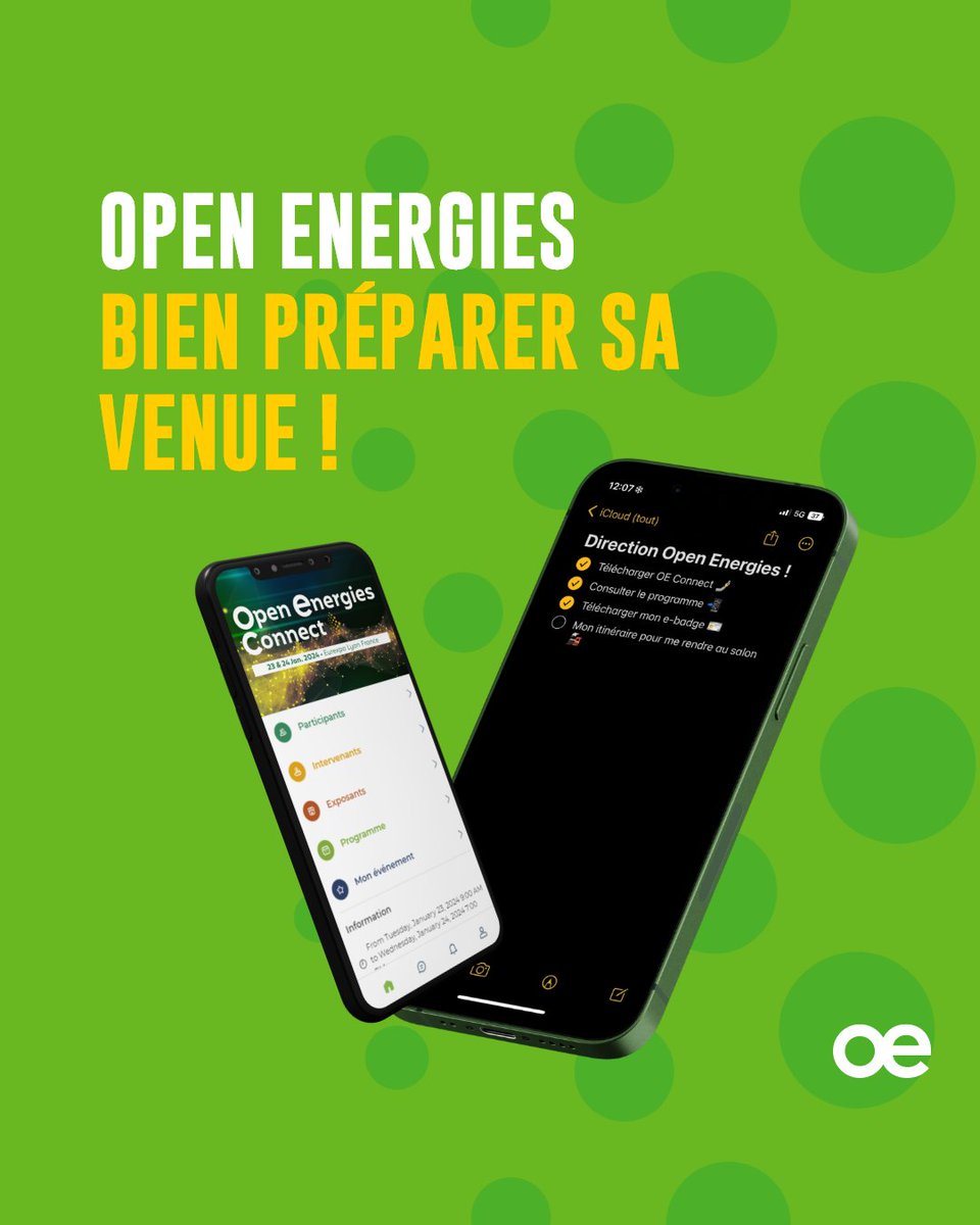 Open Energies vous accueille dès demain, avez-vous bien préparé votre venue au salon ? 🤩

Alors, prêts pour vivre la révolution du monde de l'énergie avec nous lors de cette première édition ? 🤩

#OpenEnergies #énergie #ENR #digital #numérique #photovoltaïque #smartgrids