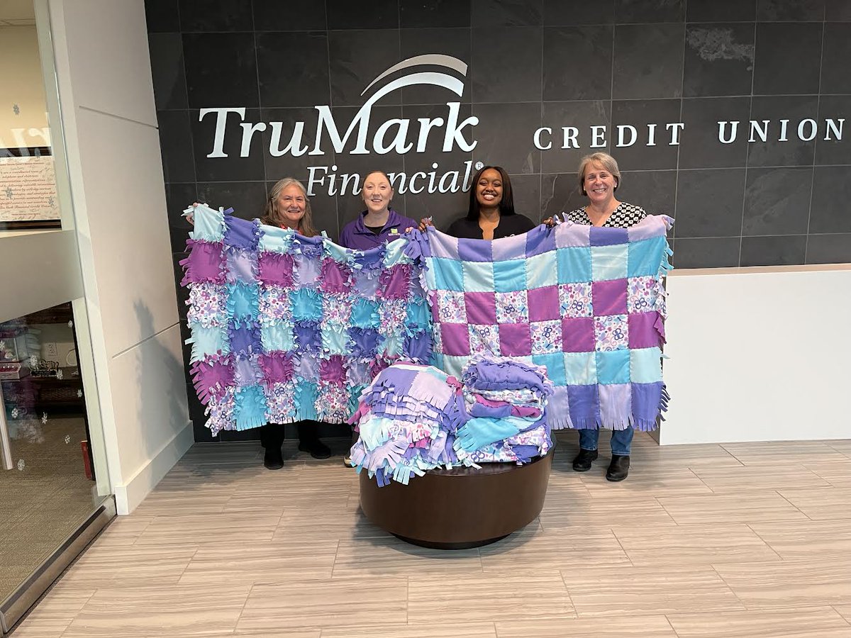 One House at a Time (@ohaatorg) on Twitter photo These gorgeous no-sew blankets made by employees of <a href="/trumarkonline/">TruMark Financial CU</a> are going to bring much needed warmth to recipients of the Beds for Kids program!
#VolunTuesday #OHAAT #BedsForKidsProgram #NoSewBlankets #Warmth #Beauty #MakingADifference #ThankYou #VolunteersRock These gorgeous no-sew blankets made by employees of <a href="/trumarkonline/">TruMark Financial CU</a> are going to bring much needed warmth to recipients of the Beds for Kids program!
#VolunTuesday #OHAAT #BedsForKidsProgram #NoSewBlankets #Warmth #Beauty #MakingADifference #ThankYou #VolunteersRock