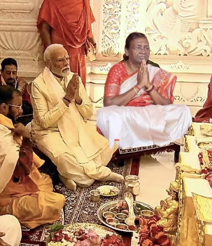 iamashishhhh's tweet photo. Fixed it ☺️
#AyodhaRamMandir #NarendraModi #Draupadimurmu https://t.co/M6sKA8sLvr