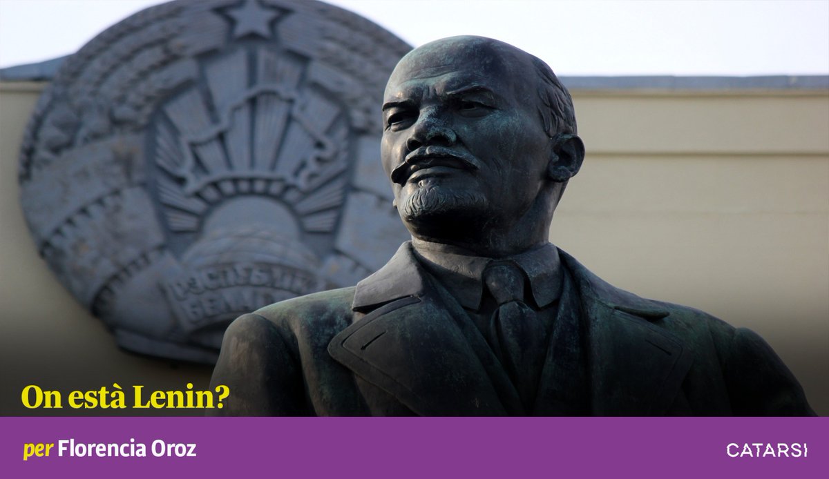 catarsimagazin's tweet photo. 💥A 100 anys de la mort del revolucionari rus, "On està Lenin?" 

Florencia Oroz reflexiona sobre com el llegat de Lenin ens ajuda a pensar el present i el futur, animant-nos a un exercici de creació heroica.

https://t.co/Qp9aOcQv01 https://t.co/gNj8Wg0Rxx