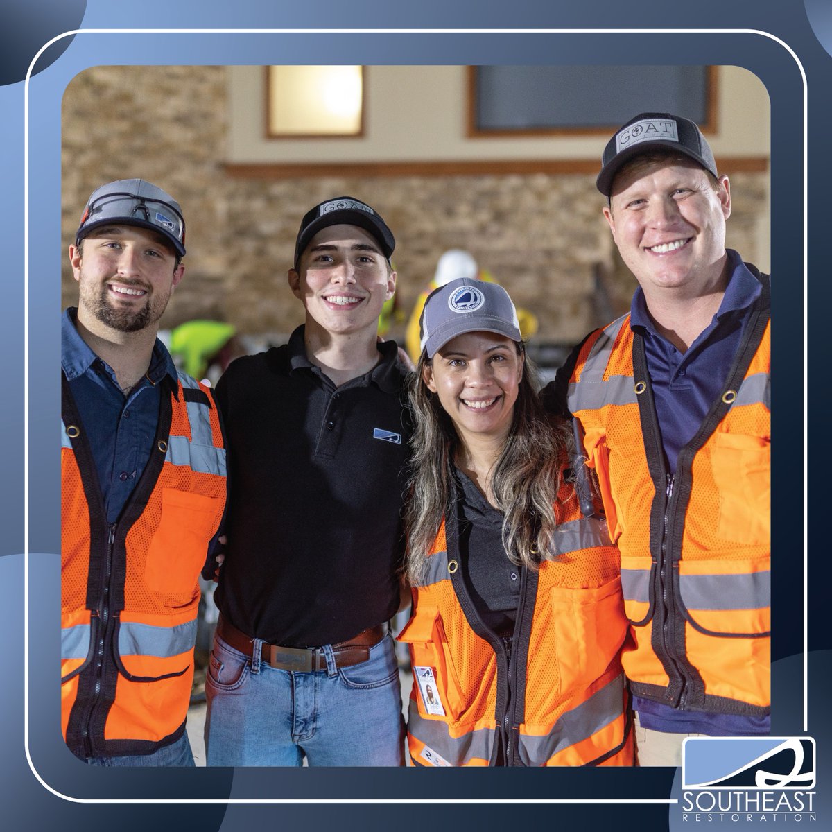We're proud to have such a great team! The joy is contagious as we work with all our hearts, making every restoration experience exceptional.

#SoutheastRestoration #teamwork #GOATculture #restorationexperts #restoringlives #repairingproperty