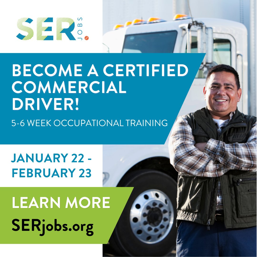 Explore a fulfilling career as a Certified Commercial Driver! Our 4-week CDL training starts January 22nd, offering evening and weekend options. By February 23rd, you could earn your CDL Class A Permit and License!

#SERJobs #SERHouston #WhereOpportunityWorks
#CDLTraining