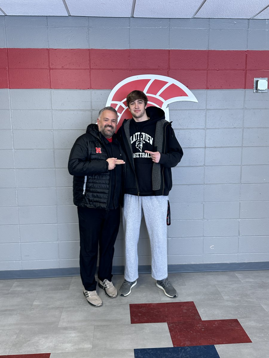 PlatteviewFB's tweet image. We really enjoyed having @CoachMattRhule and @Coach_Satt of @HuskerFootball on campus this morning to visit.  Two really genuine and sincere men.  We hope you enjoyed your visit to campus....and we hope Black Sheep Coffee was everything you hoped it would be!
@ReimanZebert527