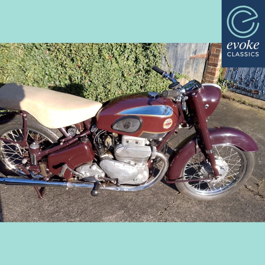 EvokeClassics's tweet photo. LIVE AT AUCTION
1957 Ariel Square Four
https://t.co/OyLBbDdslw
+ 1,000cc engine
+ Ariel Owners Club Authenticity Certificate
+ Rebuilt by Ariel enthusiasts
+ Minimal miles since the rebuild
#Ariel #ArielSquareFour #ClassicMotorbikes https://t.co/mgfbf3976t