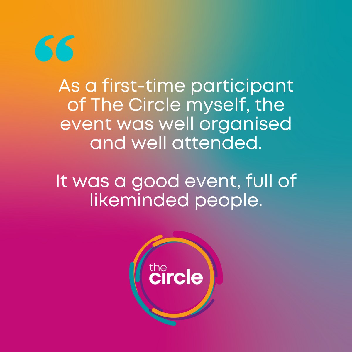 TheCircle_Event's tweet photo. Our events aim to provide the perfect environment for you to build relationships and grow both personally and professionally.

Take a look what some of our members have said ⬇️

#Testimonial #Feedback #JoinTheCircle https://t.co/w8rEgOxZ27