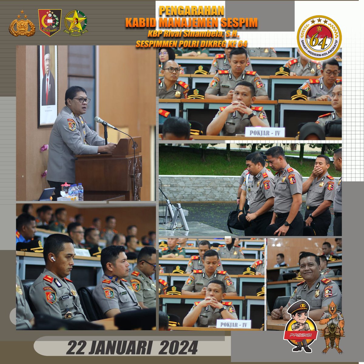 64sespimmen's tweet photo. Giat Harian Serdik Sespimmen Polri Dikreg ke-64
#sespimen64 #smart #modern #kolaboratif #kegiatanharian #giatharian #jadwalharian #sespimlemdiklatpolri #sespimpolri #sespimti #sespimmen #sespimma #lemdiklatpolri #polri #lembagapendidikanpolri https://t.co/nlb11TzTzx