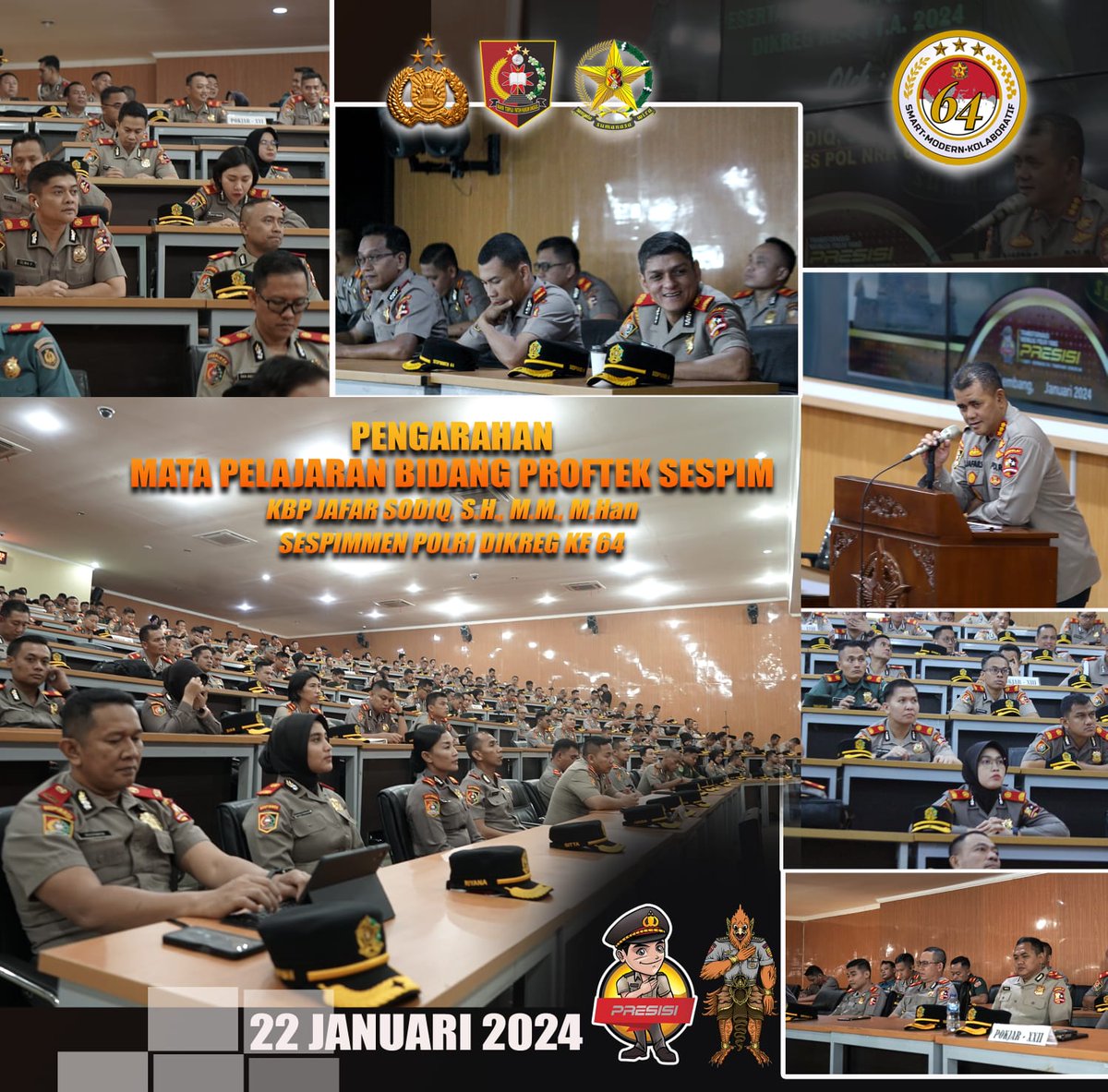 64sespimmen's tweet photo. Giat Harian Serdik Sespimmen Polri Dikreg ke-64
#sespimen64 #smart #modern #kolaboratif #kegiatanharian #giatharian #jadwalharian #sespimlemdiklatpolri #sespimpolri #sespimti #sespimmen #sespimma #lemdiklatpolri #polri #lembagapendidikanpolri https://t.co/nlb11TzTzx