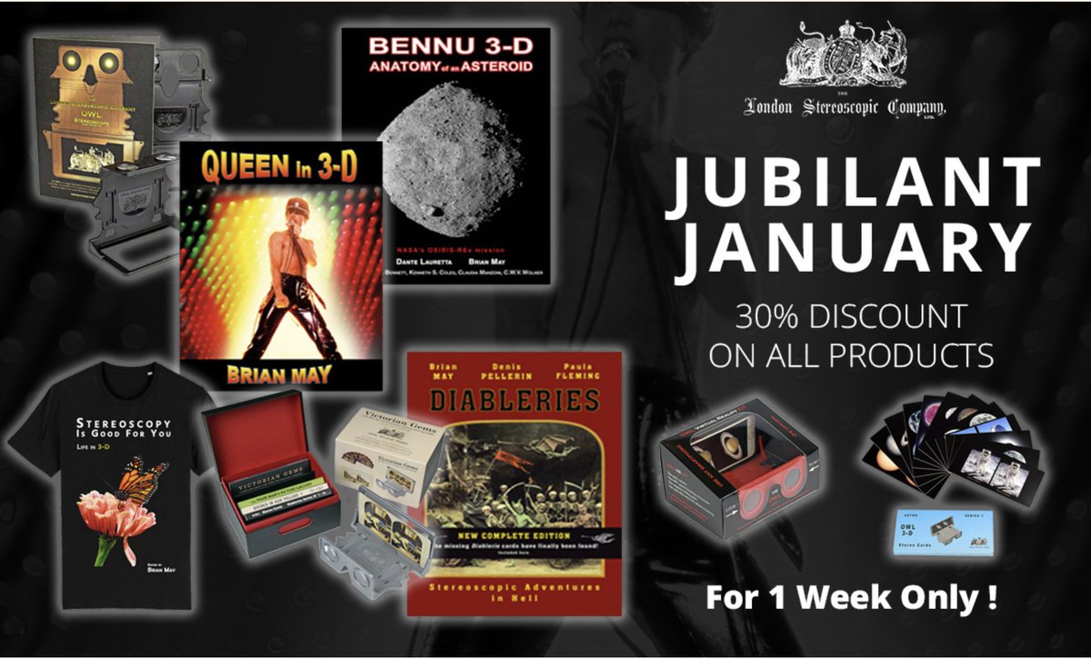 To brighten up your January - wherever you may be in the world - Brian offers you the chance to complete your stereoscopic collection with 30% off on all his treasures! For one week only…..go go go ! shop.londonstereo.com