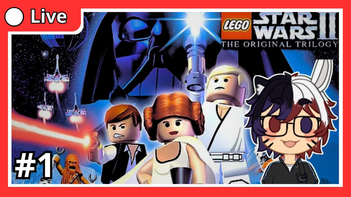 AizenNozomi's tweet photo. LIVE ON  
Jogando Lego Star Wars 2, link abaixo     
 #VtuberBr #MaskLive #VtubersUprising #Vtuber https://t.co/w3hPGKbExZ