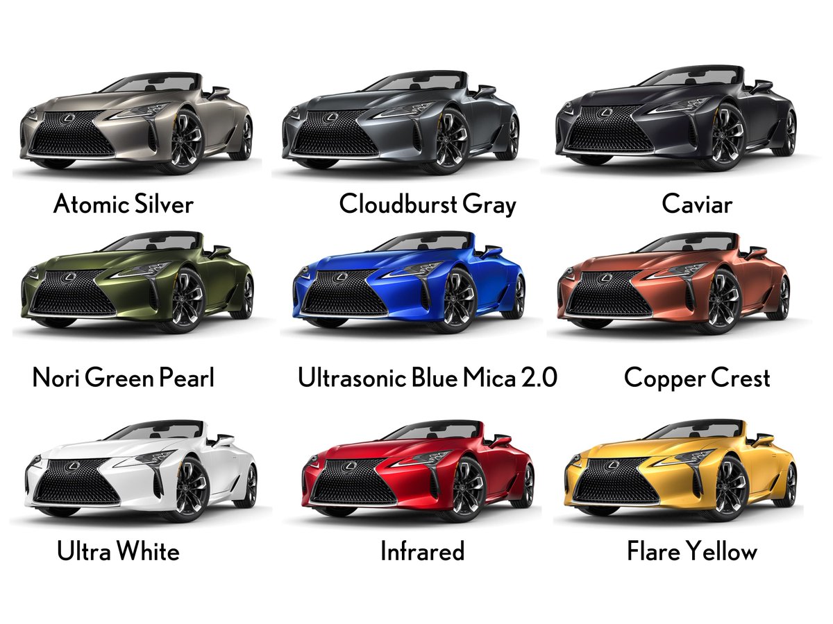 Unleash your style with the 2024 Lexus LC 500. With nine stunning