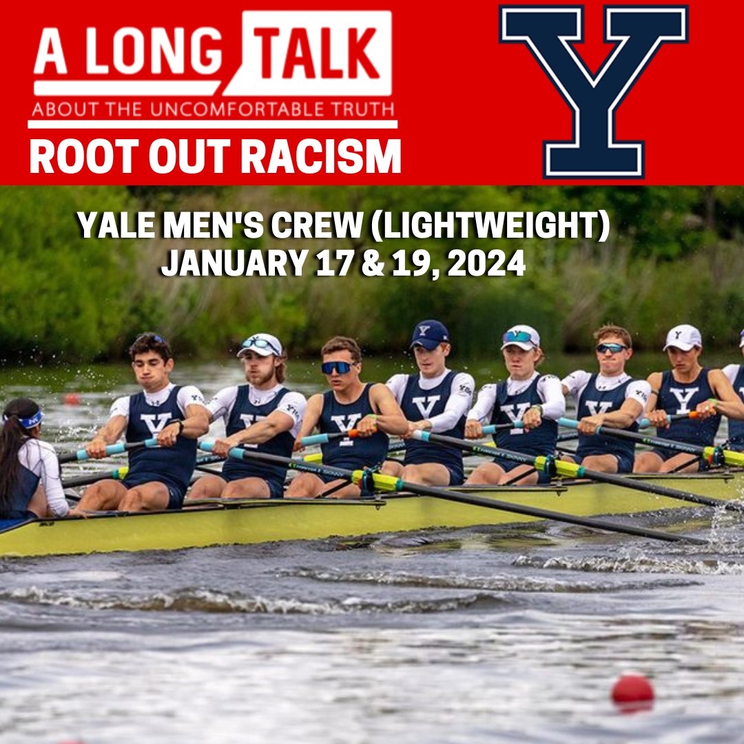 ALongTalk2020's tweet photo. Last week, @YaleLWTCrew  became the 1st Lightweight Crew team in the @IvyLeague  &amp; @NCAA  participate in A Long Talk https://t.co/LXkRlW5Zkh