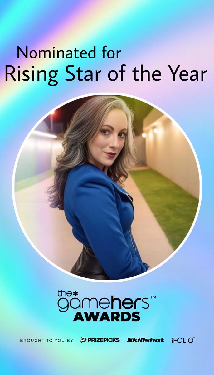 I'm so honored to be in the running for this. If you could vote, share, like etc I would greatly appreciate it. 💜

awards.thegamehers.com/public-evaluat…