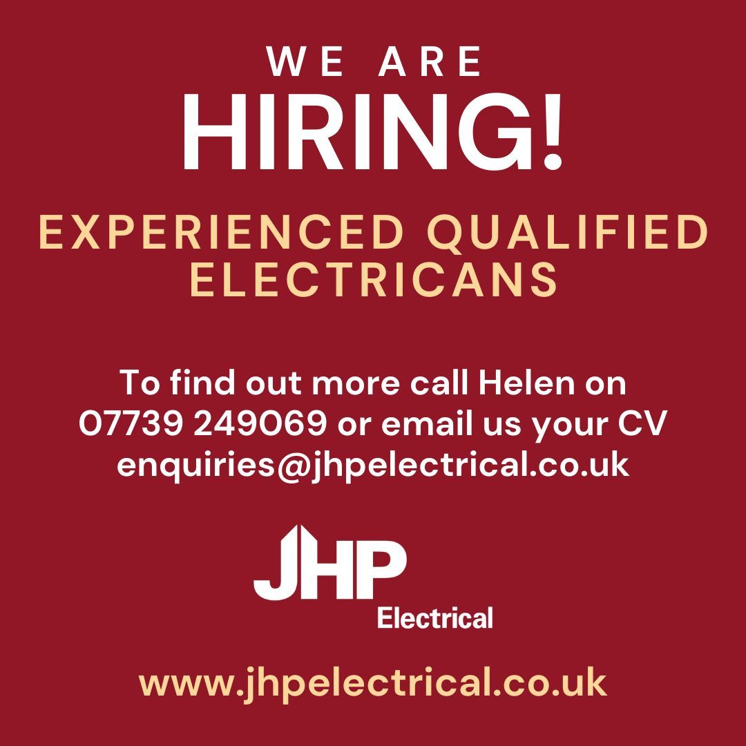 We’re recruiting electricians to carry out various installations and small electrical works on commercial buildings in and around London, and the Home Counties.  

Get in touch if you would like to join an award winning, and rapidly growing family run firm. 

#electricianjobs