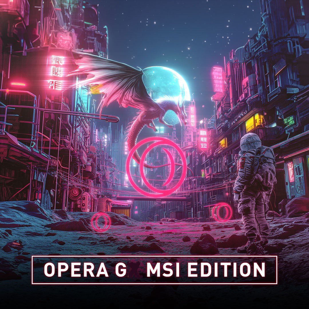 operagofficial's tweet photo. I mean ours' and @msiUSA’s color schemes are pretty similar.. this collab was kinda foretold.. check out the Opera G MSI Edition! ✨
And don't forget our giveaway is live until January 31st, with incredible prizes up for grabs!👉 https://t.co/YRt45WLvNM https://t.co/YTrU3PkgcV
