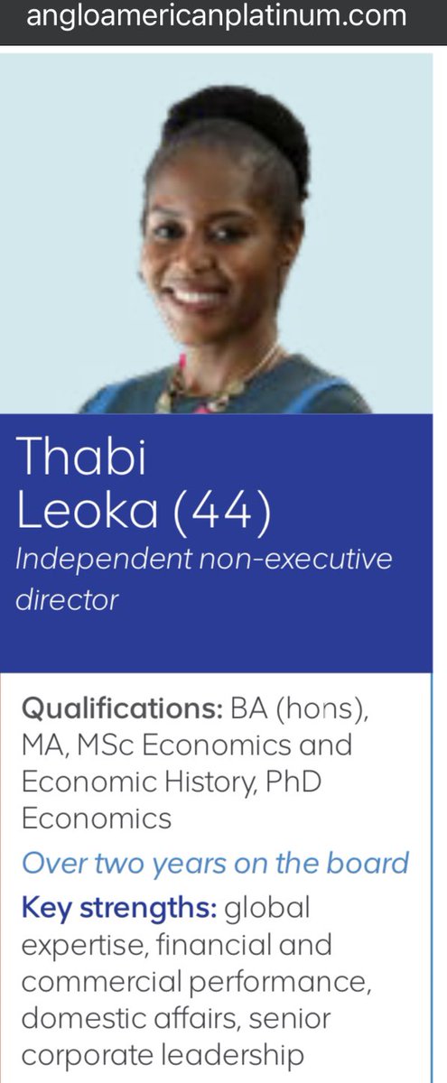 MaanoMadima's tweet photo. Director fees Thabi Leoka received recently: 

Remgro Ltd: R103k* (FY23)
Netcare: R582k (FY22) and R809k (FY23)^
Anglo American Platinum Ltd: R1 036 880 (FY22) and R948 342 (FY21)

*appointed 22 Mar 2023, year end was 30 Jun 2023.

^resigned 8 Mar 2023. Appointed 1 Jan 2022 https://t.co/eZY296nu1i