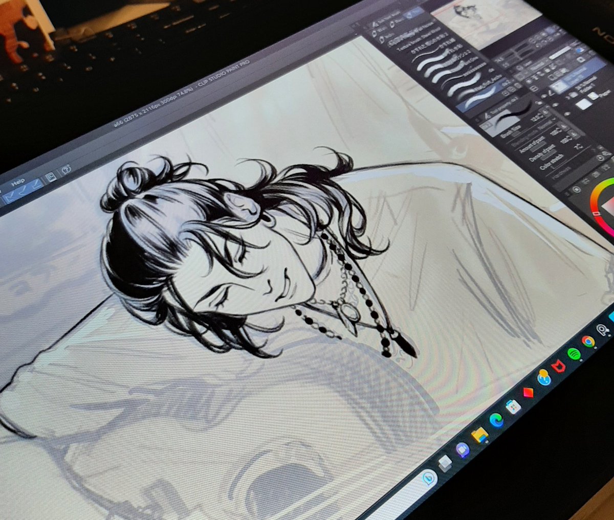 Skar_1004's tweet photo. Suguru wip c': 🖤 https://t.co/TEXLfrHQUP