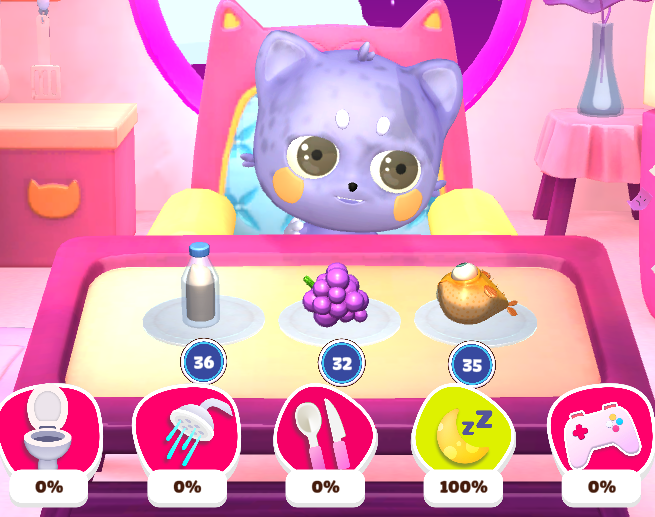 tales_nft_'s tweet image. She's looking and pointing at that fish buffet. 😸#MocossiPlanet #ITO2ingame #pettinggame