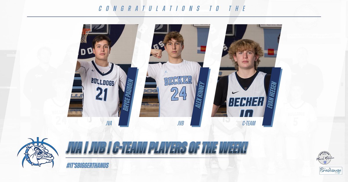 Congratulations to the JVA | JVB | C-Team Players of (last) week!