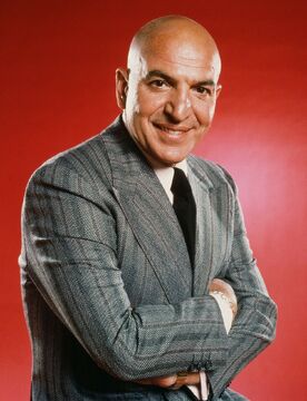 Greek American #TellySavalas died #onthisday in 1994. #Kojak #bald #Hollywood #trivia