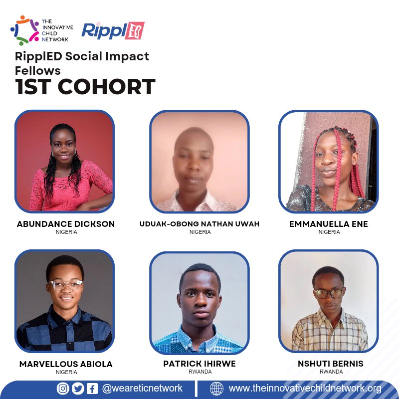 ticnetworkhq's tweet photo. We are thrilled to share with you that our 20+ Emerging young SDG Champions have kick-started their 3-month journey in our RipplED Social Impact Program.

We can't wait to see the SDG solutions that our fellows will be creating at the end of the program.

#RipplED #TICNetwork https://t.co/bB1qPv6i3L