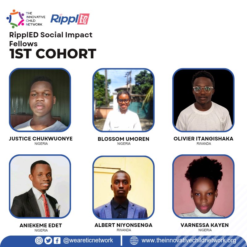 ticnetworkhq's tweet photo. We are thrilled to share with you that our 20+ Emerging young SDG Champions have kick-started their 3-month journey in our RipplED Social Impact Program.

We can't wait to see the SDG solutions that our fellows will be creating at the end of the program.

#RipplED #TICNetwork https://t.co/bB1qPv6i3L