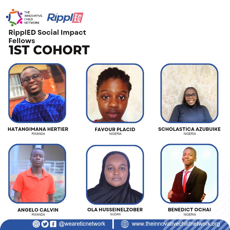 ticnetworkhq's tweet photo. We are thrilled to share with you that our 20+ Emerging young SDG Champions have kick-started their 3-month journey in our RipplED Social Impact Program.

We can't wait to see the SDG solutions that our fellows will be creating at the end of the program.

#RipplED #TICNetwork https://t.co/bB1qPv6i3L