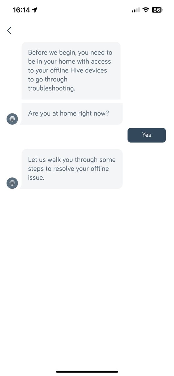 DavidJClaxton's tweet photo. Is @HiveHomeUK having issues? Earlier I couldn’t see historic data, and I keep getting an error that it can’t see my hub but it mostly works if you agree to troubleshoot, nothing happens 🤔 https://t.co/JVcnnnSkzj