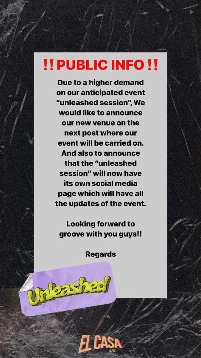 Elcasa22k's tweet photo. PUBLIC INFO!! https://t.co/f22Eh7clXi