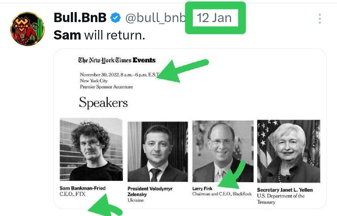 bull_bnb's tweet photo. Everything is so well connected.
Etf was a done deal.
This dump was a sure thing.
Sam burger fries return is a done deal.
Just a matter of time.
That's why I always say
Billionaires protect each other, it's the jeets who Wana cut each other's pockets. https://t.co/WqH60z7u8P