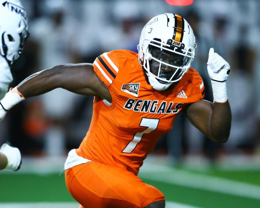 Had a great conversation with coach hawkins and very humbled and blessed to receive a full- ride to  @IdahoStateFB.
Go Bangels🟠⚫️🟠⚫️<a href="/CodyHawkins/">Cody Hawkins</a> 
@CoachKoRushISU <a href="/WX__Football/">WXFootball</a>