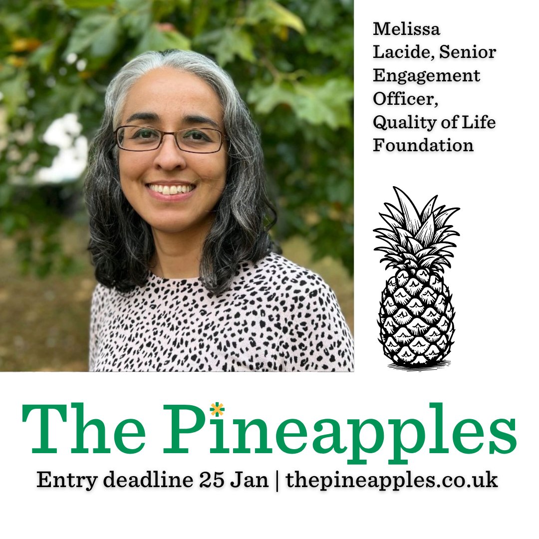 Melissa is passionate about community participation and quality in design and is a brilliant edition to #ThePineapples 2024 judging panel @qualityoflifeuk Want to win a golden pineapple? Enter here: bit.ly/3OeFTgt