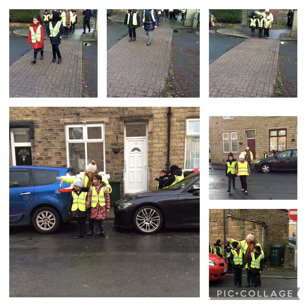 ECS_Keighley's tweet photo. Year 3 had an exciting morning learning all about road safety. They have used the Green Cross Code to safely navigate the roads in the local area. #Roadsafety #pedestriantraining #PHSCE #CLOtC https://t.co/klN287R6DS