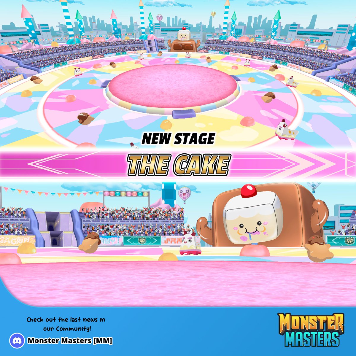 New huge stage revealed! Only hungry trainers allowed! ✨✨😂

#monstermasters #mobilegames #anime #fakemon #pokemon #gaming #games #gameplay #iosgames #androidgames #freetoplay #gamedesign #indiegames #twitch #mobilegaming #monsterbattles