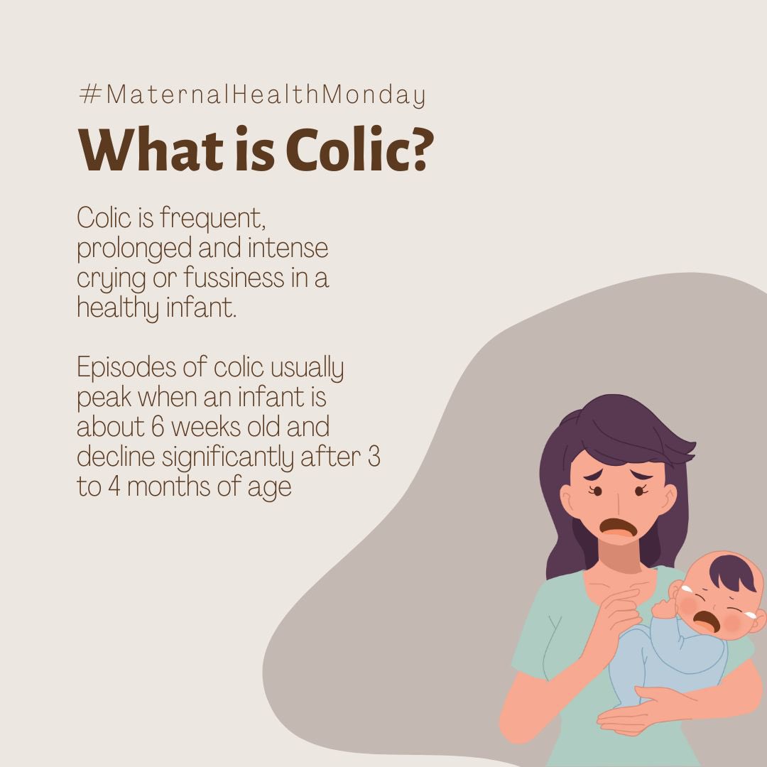 ENAHEC's tweet photo. #MaternalHealthMonday! Do you know what colic is? Here are some of the symptoms of colic that you may notice for some babies. https://t.co/0ntBtYiweZ
