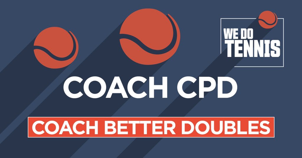 wedotennisuk's tweet photo. COACH BETTER DOUBLES ✅
📅 - Wednesday, 24th January
🕘 - 9am to 1pm
🏟️ - David Lloyd Chorley
🌐 - https://t.co/6BO9j8VP3u
Get booked on today and up your doubles delivery!
#teamwdt #cpd #doubles https://t.co/wwYpscdnrU