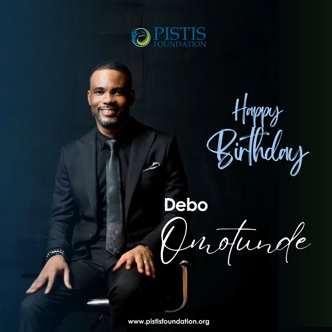 🎉 Happy Birthday to Pistis Foundation Board Member, <a href="/Debomotunde/">Debo omotunde</a>! 🎂

Today we celebrate a compassionate leader, mentor, guide, and a beacon of hope <a href="/Debomotunde/">Debo omotunde</a>. Your commitment to our shared mission of impacting lives is truly inspiring,