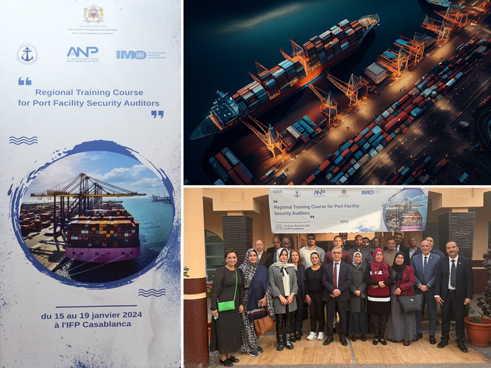 IMOHQ's tweet photo. Port facility security auditors trained in Morocco: https://t.co/KJUQvxmX3J 
#PortSecurity https://t.co/83cP3oqAVM