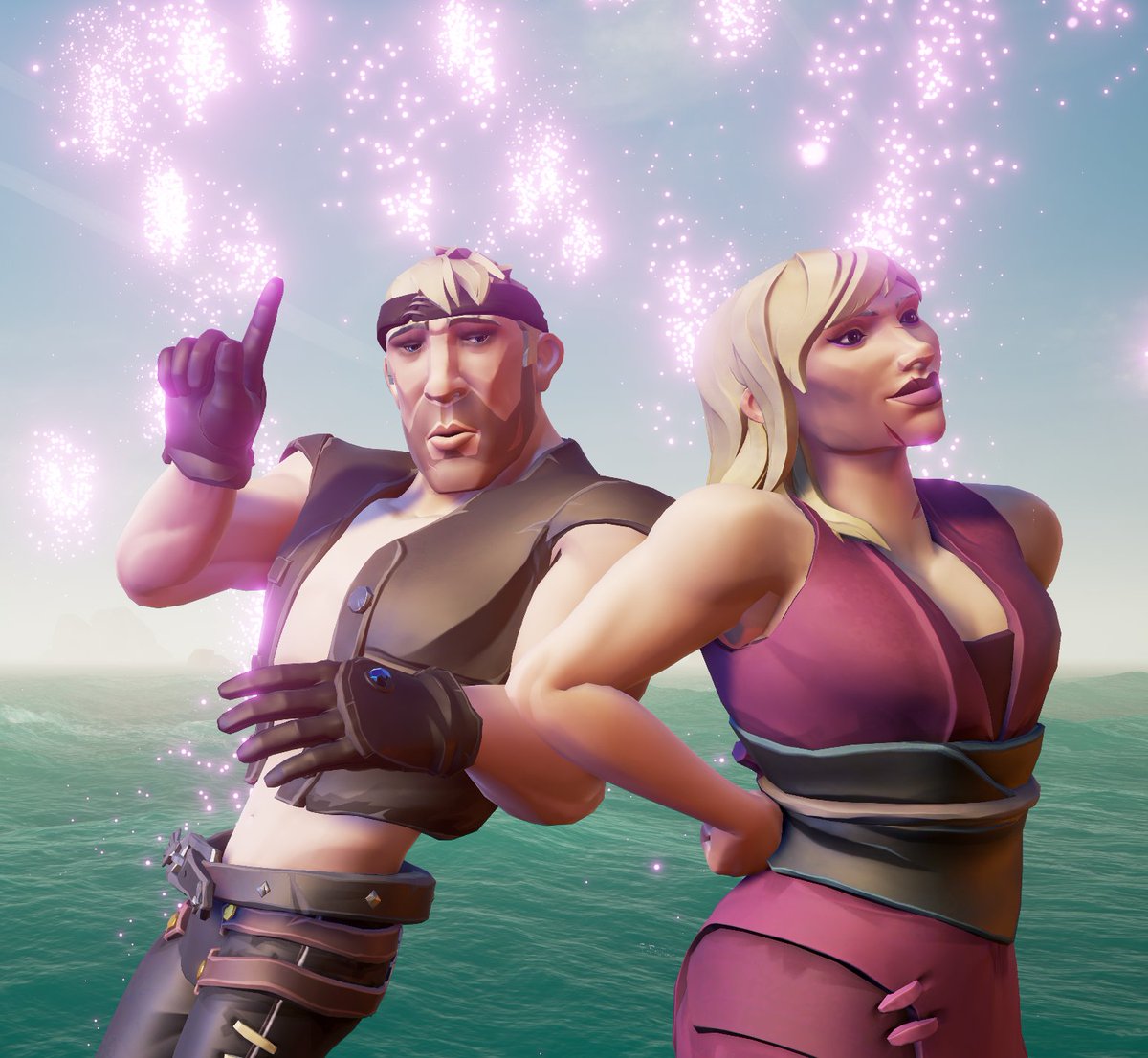 Barbie&amp;Ken

 Contest Theme: Cosplay Corsairs 
 
   #SotShot <a href="/SeaofThieves/">Sea of Thieves</a>