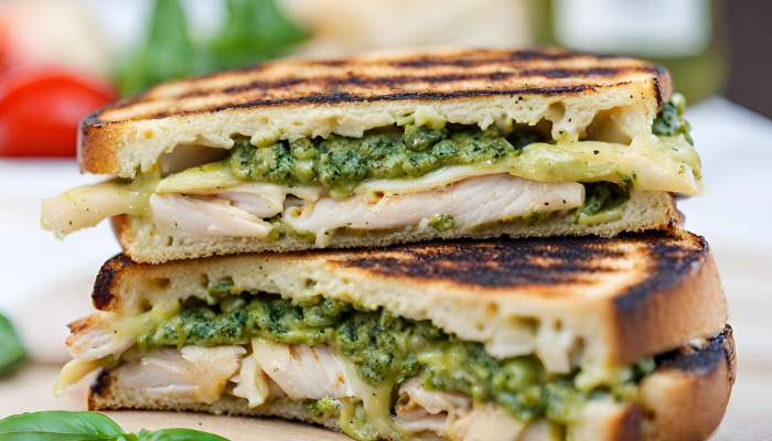 Getcakerecipes1's tweet photo. Easy Chicken Pesto Panini Sandwiches
link: https://t.co/aESrMryO2w
#easychicken #easy #chicken #pesto #sandwiches #panini #chickenrecipes #recipesforcooking https://t.co/Swhh28U8WX