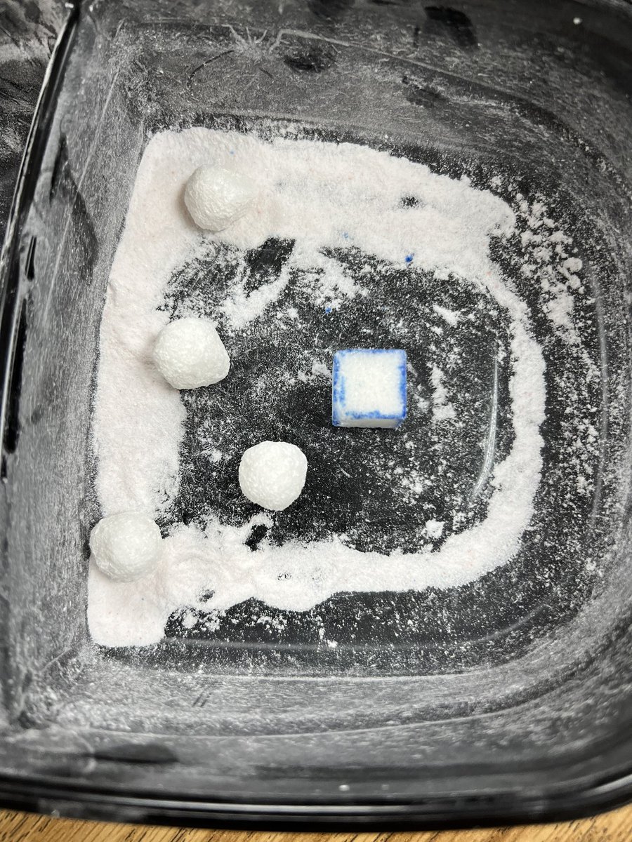 MrsSheriffSTEM's tweet photo. Sugar Cube Lab from @MysterySci on Weathering/Erosion 🏔️ https://t.co/l3g4EA0FZQ