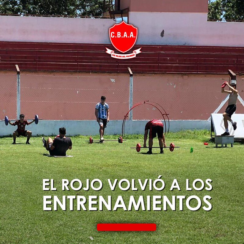 CBAA_oficial's tweet photo. SE SIGUE CON LOS ENTRENAMIENTOS 💪

El ROJO arrancó el 2024 de lleno pensando en la reanudación del torneo.

Bajo la preparación física de Diego Rojas y el CT el ROJO no frenó y continuó trabajando pensando en Once Tigres, rival que nos tocara enfrentar el 4/02.

#VamosRojo🔴🔴 https://t.co/K6WQVg6HkC